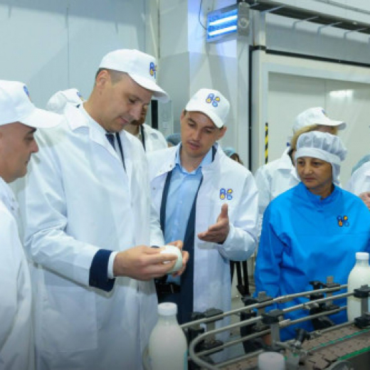 Торжественный запуск Красногорского молочного комбината