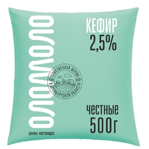 Кефир 2,5% 500г