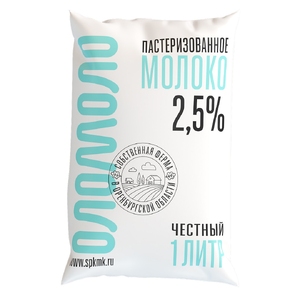 Молоко 2,5% 1л