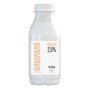Ряженка 2,5% 500г