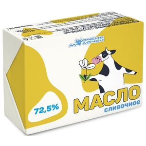 Масло 72,5% 160г Очень молочен