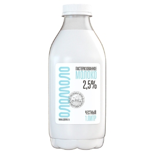 Молоко 2,5% 1л