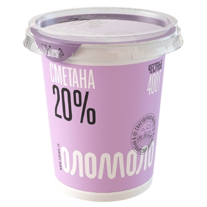 Сметана 20% 400г