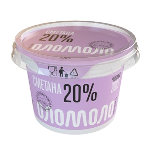 Сметана 20% 200г
